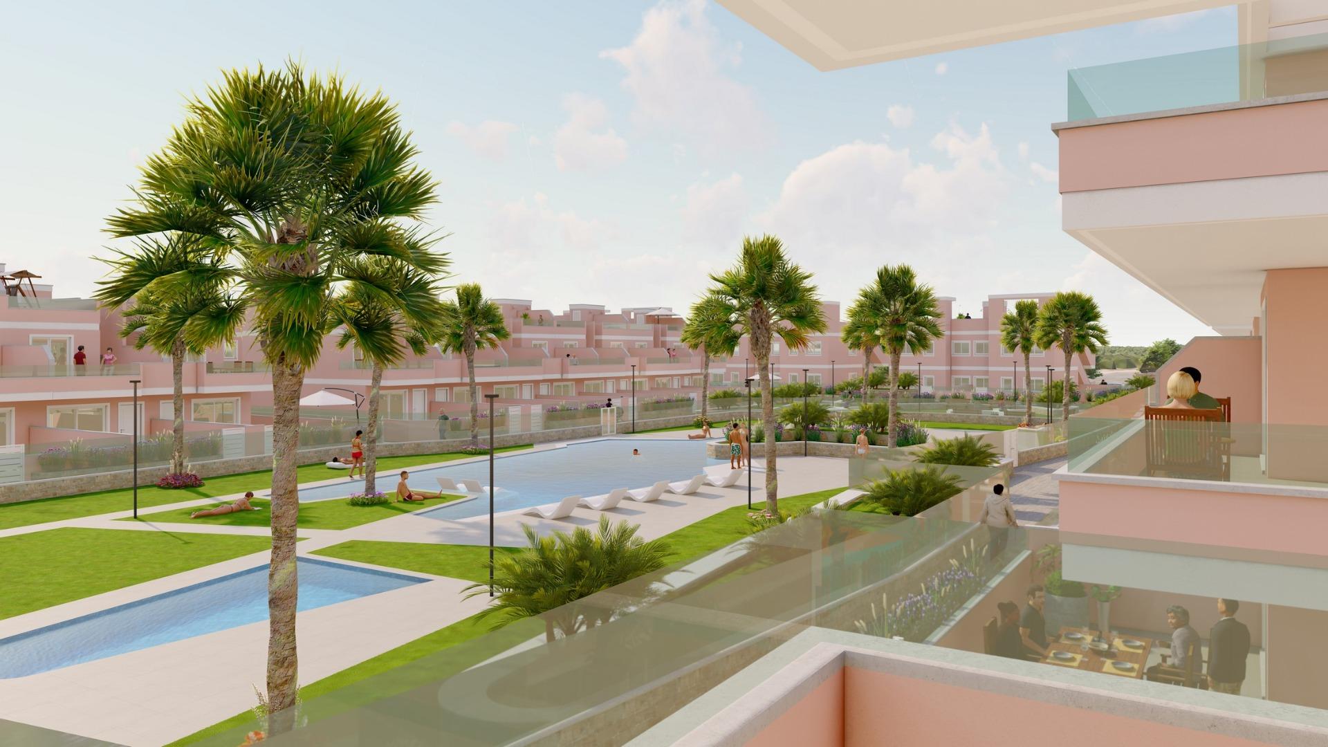 Elegantes adosados de una planta con piscina privada en Peraleja Golf Resort - Costa Cálida - Imagen 13