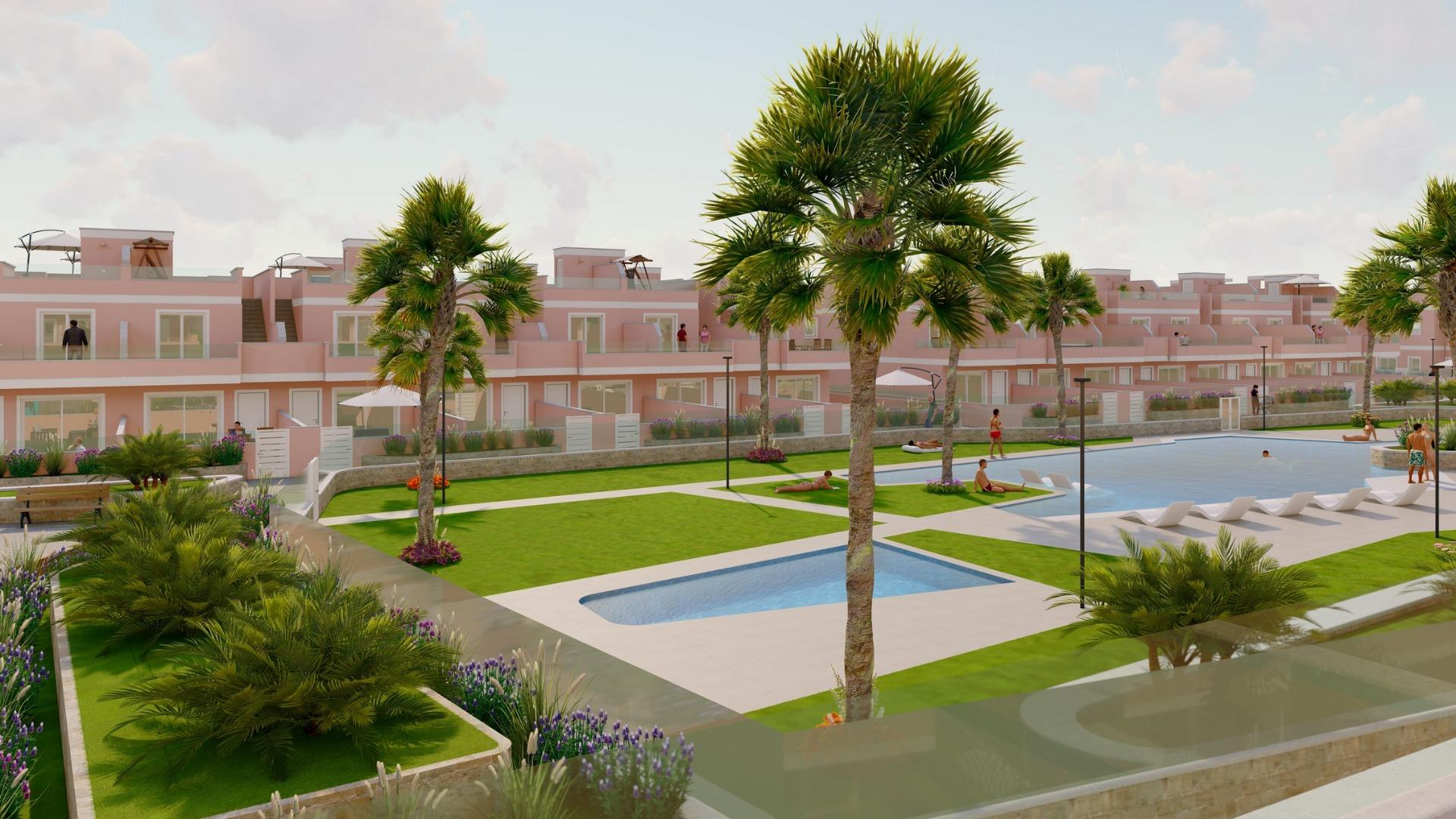 Elegantes adosados de una planta con piscina privada en Peraleja Golf Resort - Costa Cálida - Imagen 14