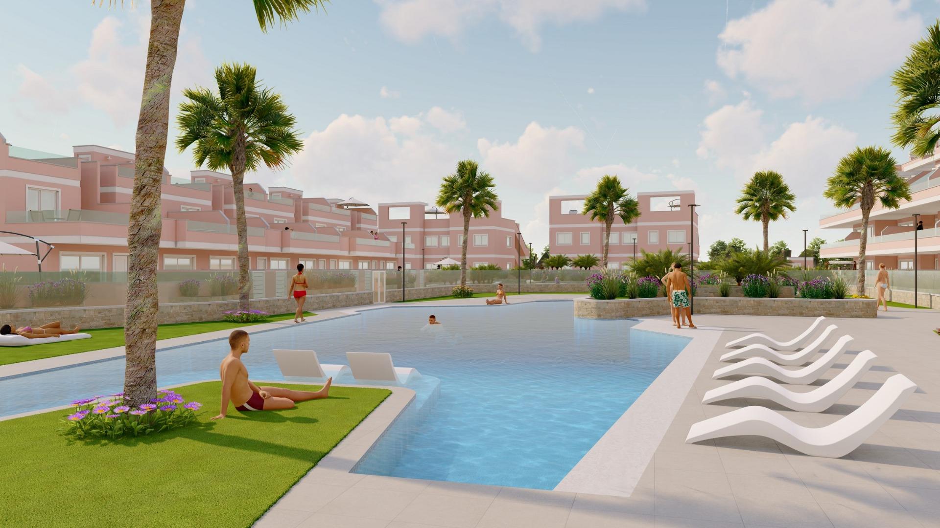 Elegantes adosados de una planta con piscina privada en Peraleja Golf Resort - Costa Cálida - Imagen 15