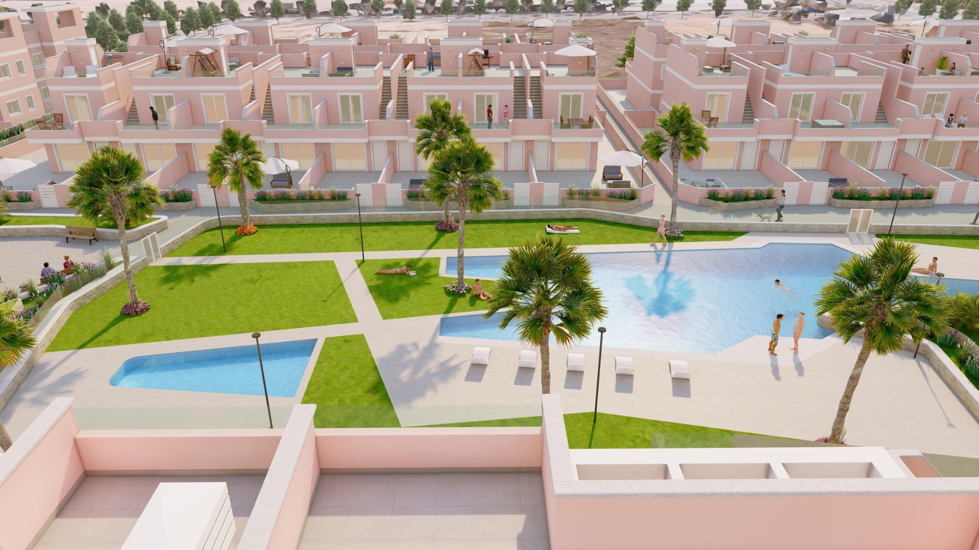 Elegantes adosados de una planta con piscina privada en Peraleja Golf Resort - Costa Cálida - Imagen 16