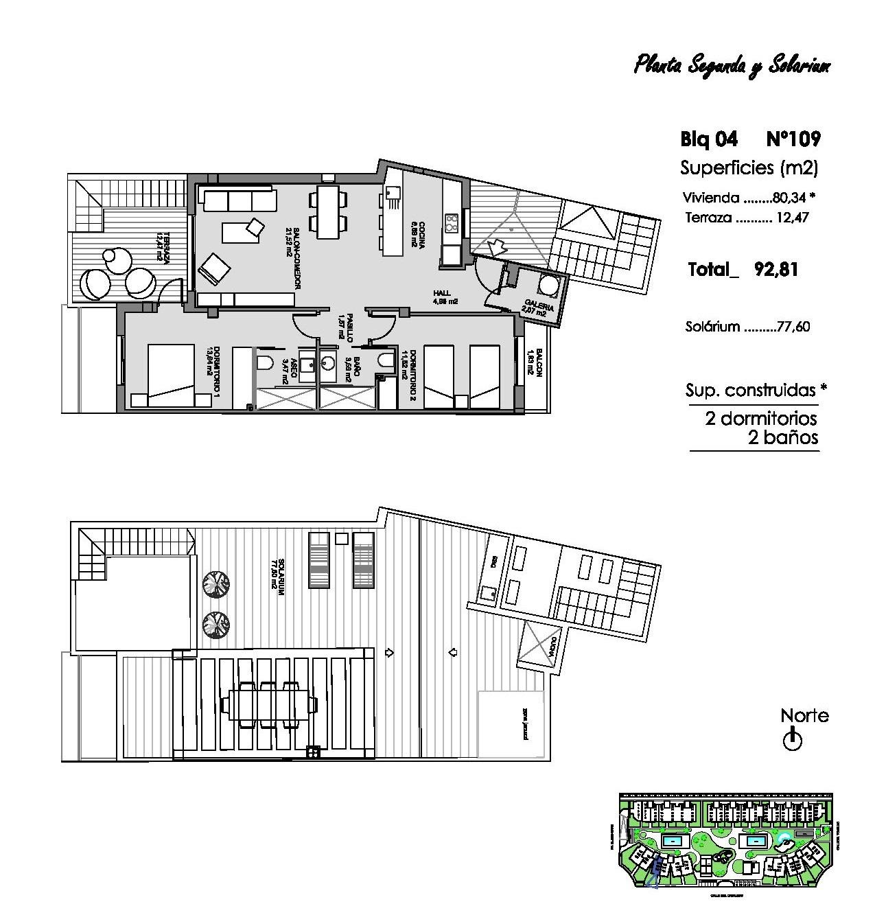 Villas de nueva construcción en Camposol Golf (Mazarrón-Murcia) con solárium privado y sótano - Imagen 20