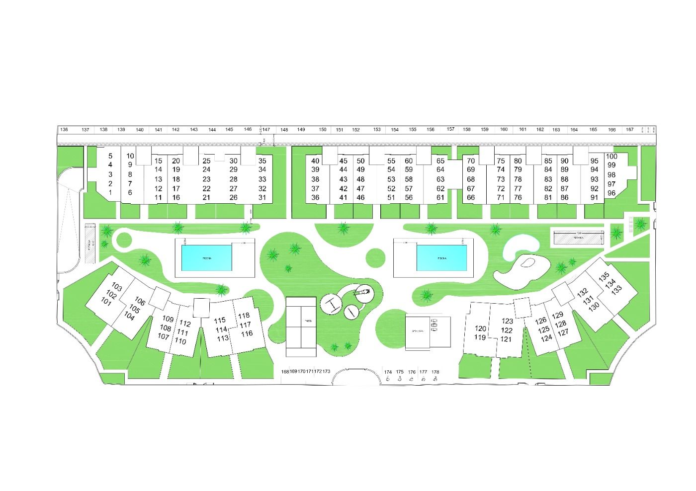 Villas de nueva construcción en Camposol Golf (Mazarrón-Murcia) con solárium privado y sótano - Imagen 21